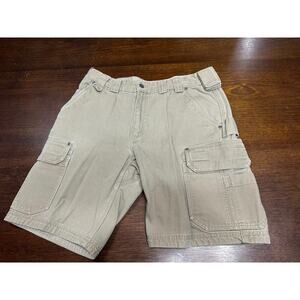 Duluth Trading Carpenter Cargo Utility Workwear Shorts Men 36 Camping Hiking